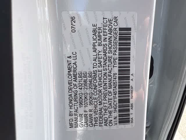 Used 2026 Honda Accord SE image 25