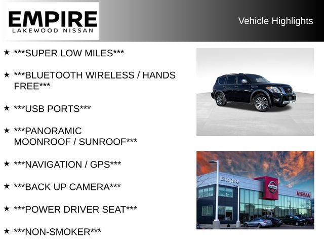 Used 2018 Nissan Armada SL w/ Premium Package image 2