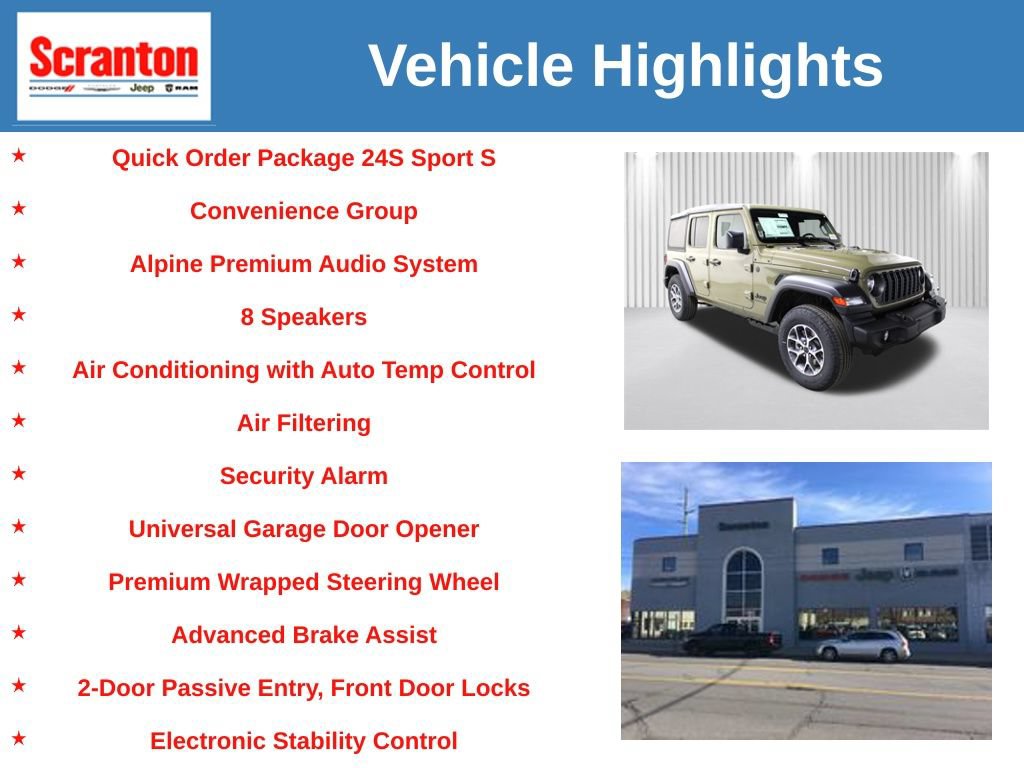 New 2026 Jeep Wrangler Unlimited Sport AWD/4WD image 6