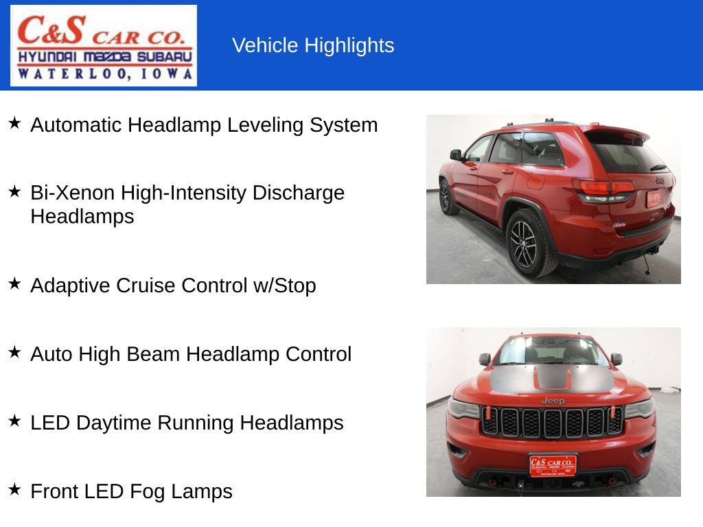 Used 2018 Jeep Grand Cherokee Trailhawk w/ Trailhawk Luxury Group image 13