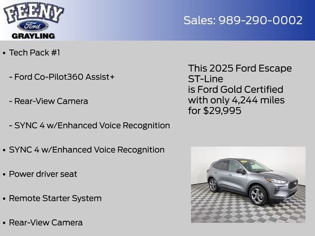 Used 2025 Ford Escape ST-Line w/ Tech Pack #1 image 13