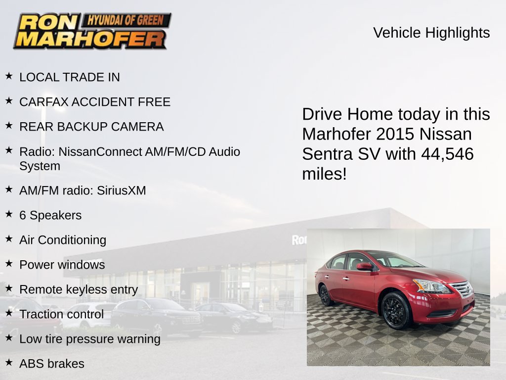 Used 2015 Nissan Sentra SV FWD image 15