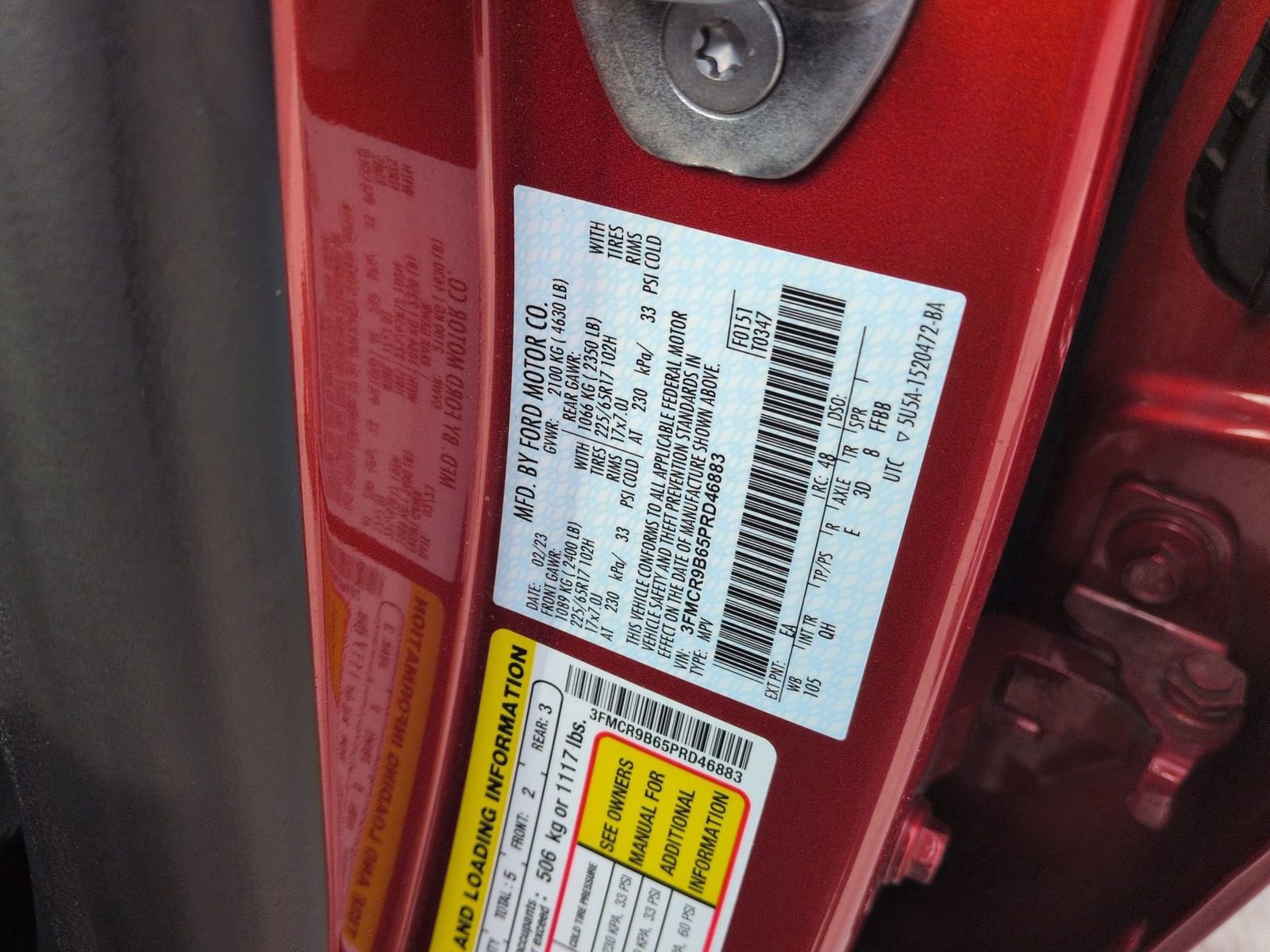 Certified 2023 Ford Bronco Sport Big Bend w/ Convenience Package image 39