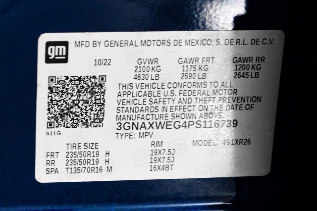 Used 2023 Chevrolet Equinox RS AWD/4WD image 65