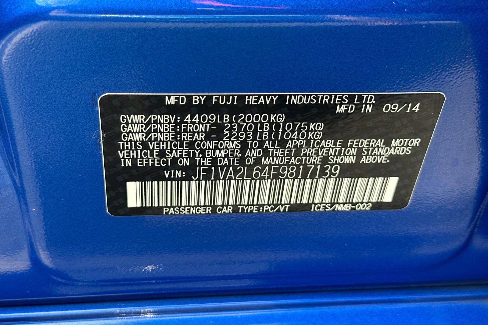 Used 2015 Subaru WRX STI AWD/4WD image 27