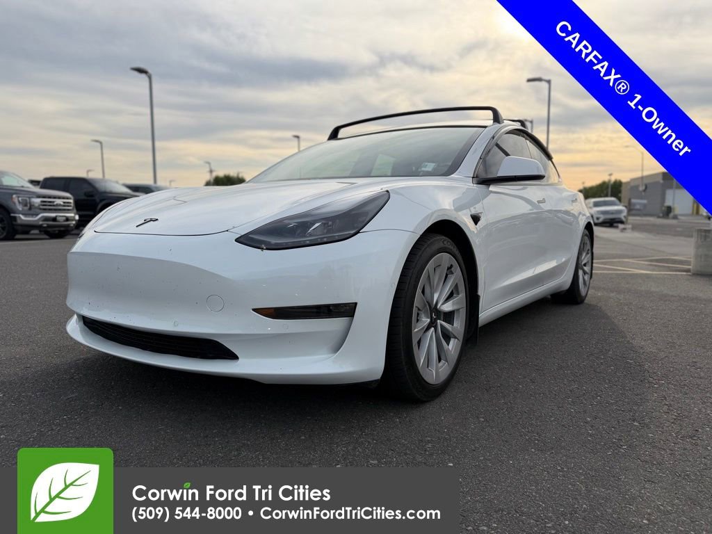 Used 2021 Tesla Model 3 Long Range AWD/4WD image 3