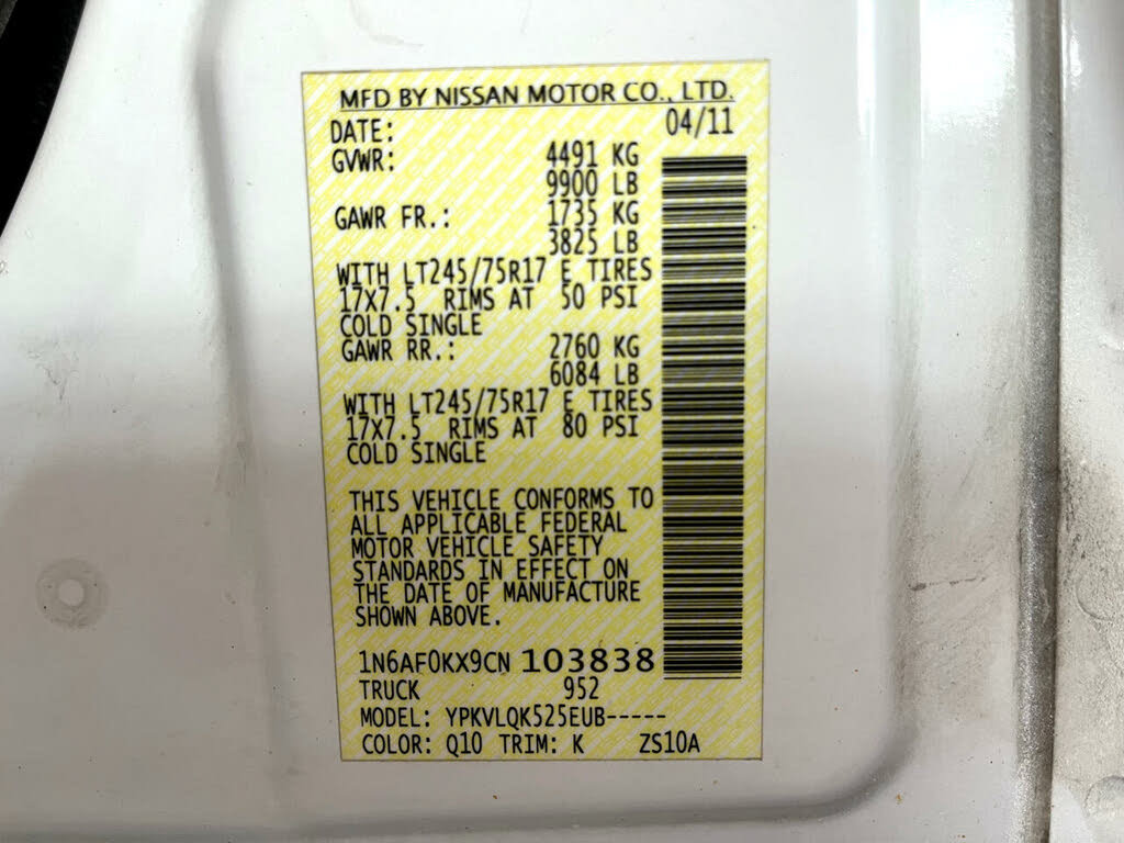 Used 2012 Nissan NV 3500 S RWD image 31