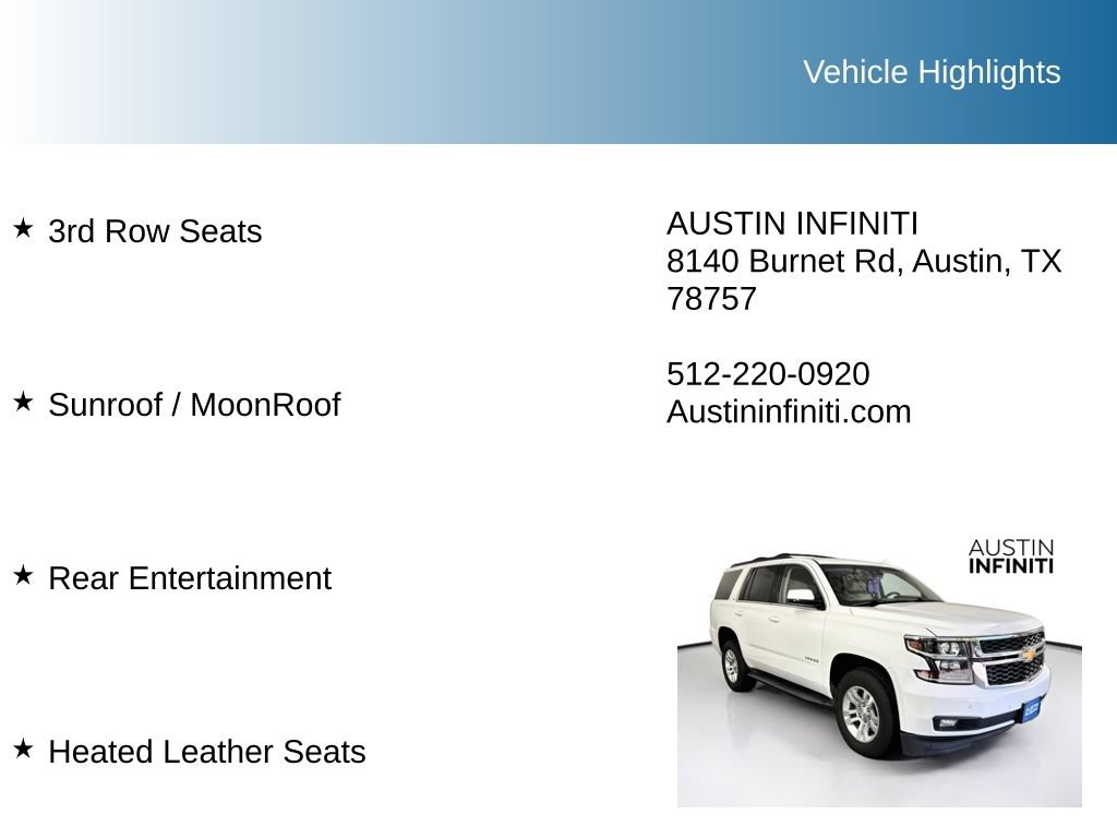 Used 2019 Chevrolet Tahoe LT AWD/4WD image 10