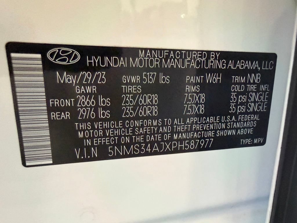 Used 2023 Hyundai Santa Fe SEL w/ Premium Package FWD image 30