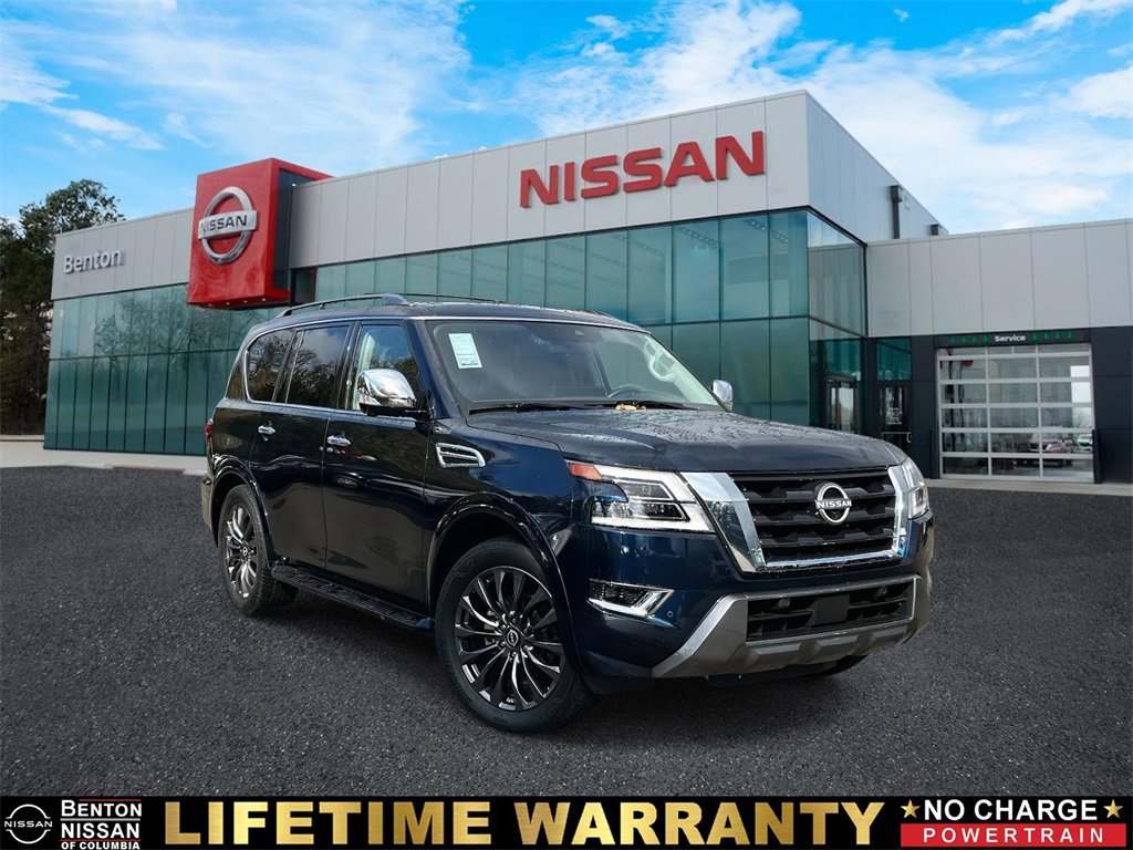 Certified 2024 Nissan Armada Platinum w/ Captain's Chairs Package