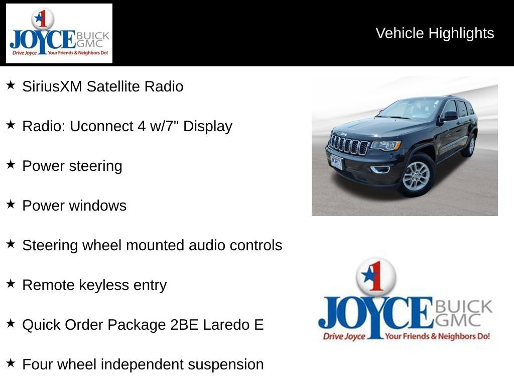 Used 2018 Jeep Grand Cherokee Laredo AWD/4WD image 24