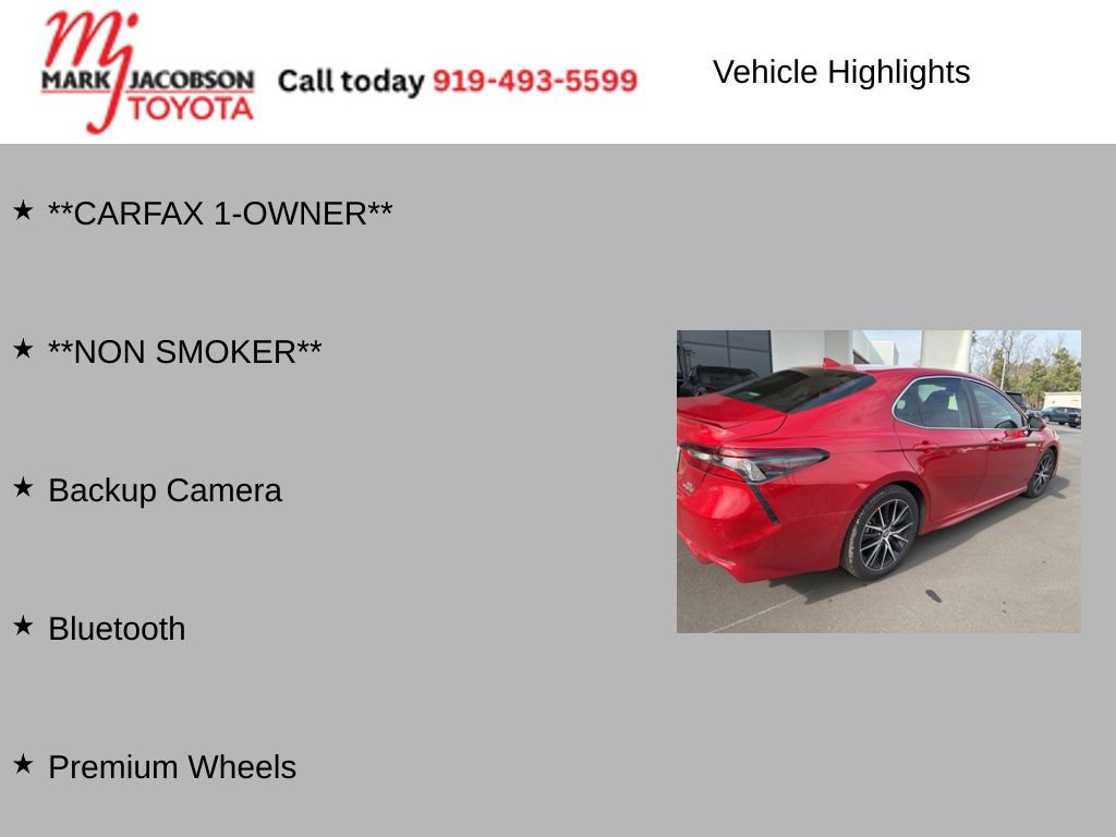 Used 2022 Toyota Camry SE image 6