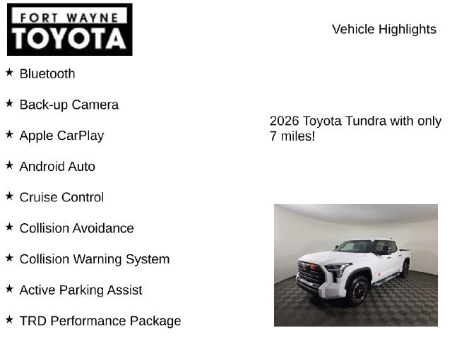 New 2026 Toyota Tundra SR5 w/ TRD Rally Package AWD/4WD image 9