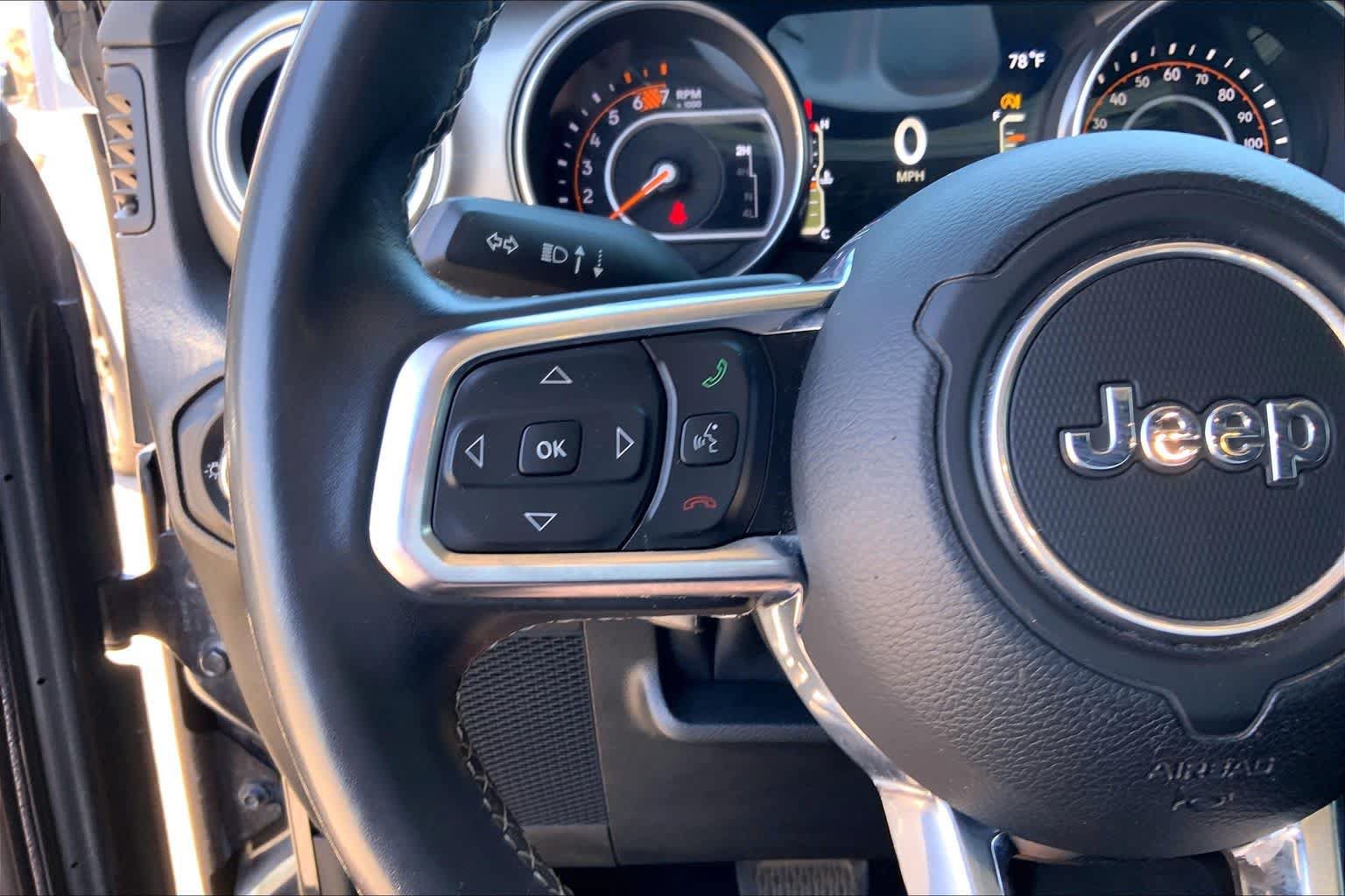Used 2020 Jeep Wrangler Unlimited Sahara w/ Uconnect 4C Nav & Sound Group AWD/4WD image 22