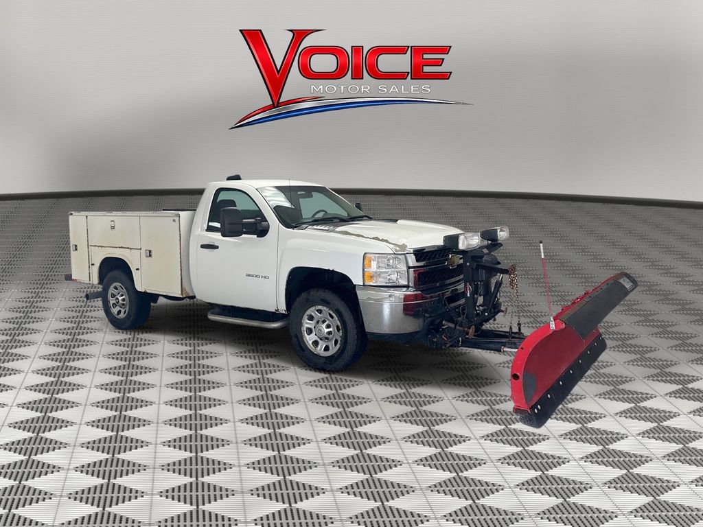 Used 2012 Chevrolet Silverado 3500 W/T w/ Snow Plow Prep Package image 1