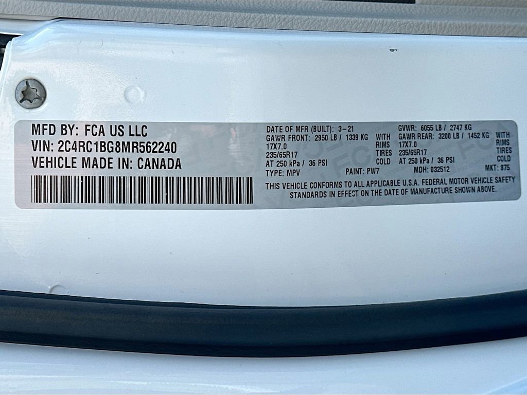 Used 2021 Chrysler Pacifica Touring-L image 33