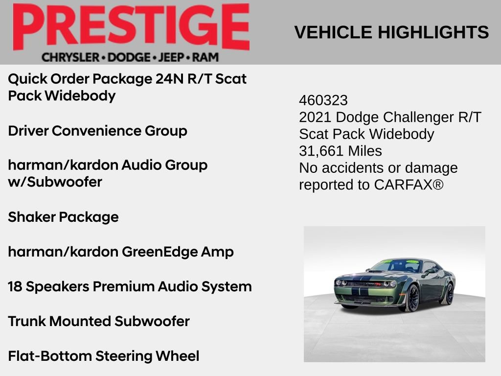 Used 2021 Dodge Challenger R/T Scat Pack RWD image 2