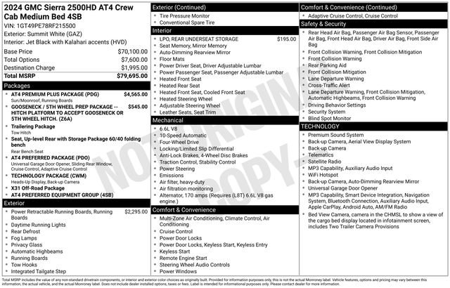 Certified 2024 GMC Sierra 2500 AT4 w/ AT4 Premium Plus Package AWD/4WD image 45