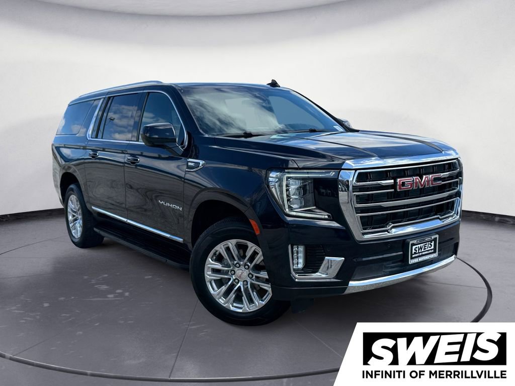 Used 2021 GMC Yukon XL SLT w/ Rear Media and Nav Package