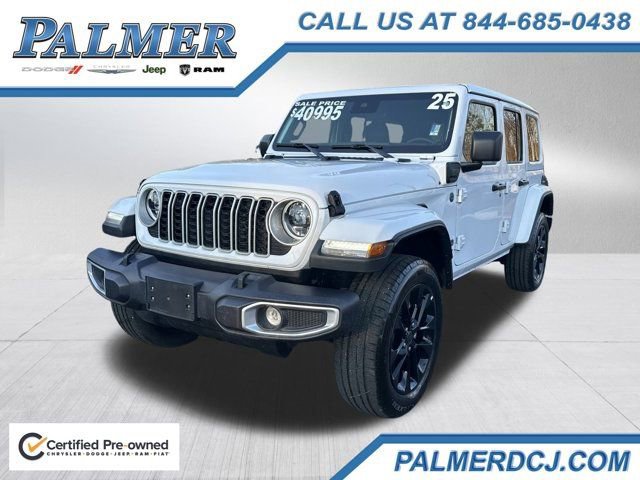 Certified 2025 Jeep Wrangler Unlimited Sahara w/ Safety Group image 1
