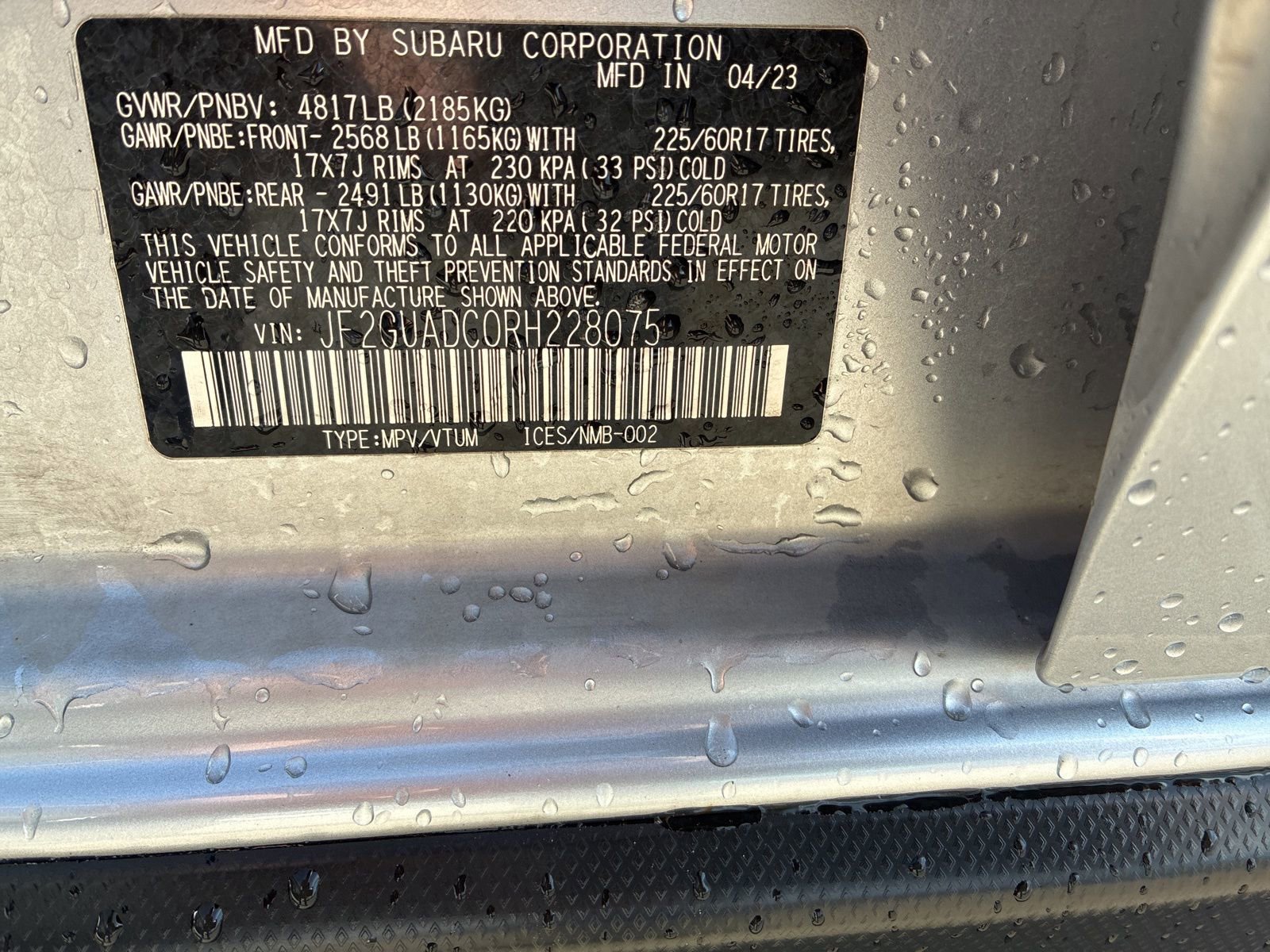 Certified 2024 Subaru Crosstrek 2.0i Premium image 20