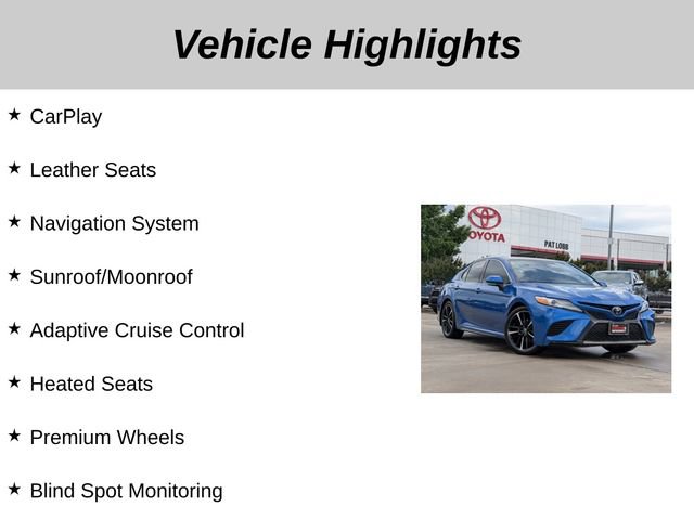Used 2020 Toyota Camry XSE FWD image 5