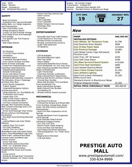 Used 2019 Porsche Panamera 4 image 3