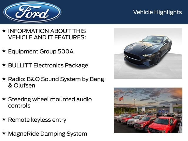 Used 2019 Ford Mustang Bullitt w/ Bullitt Electronics Package RWD image 5