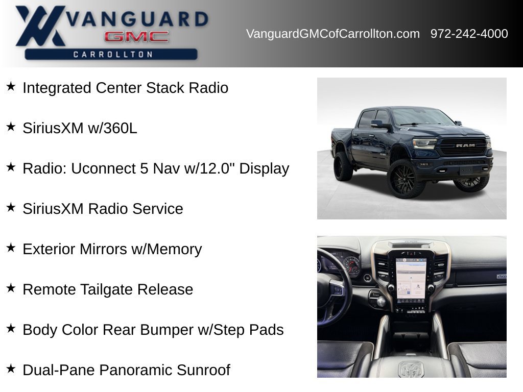 Used 2022 RAM 1500 Laramie w/ Laramie Southwest Edition RWD image 12