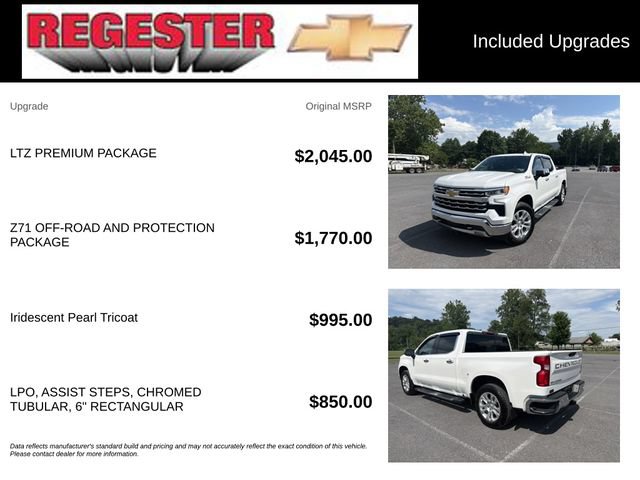 Used 2024 Chevrolet Silverado 1500 LTZ w/ LTZ Premium Package AWD/4WD image 5