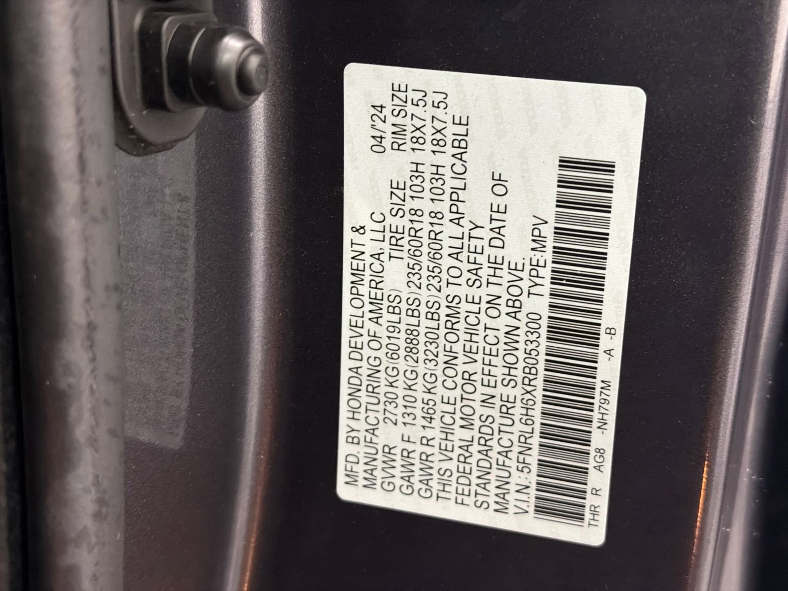 Used 2024 Honda Odyssey EX-L image 36