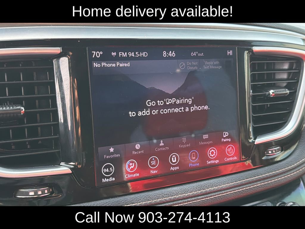 Used 2020 Chrysler Pacifica Limited w/ Quick Order Package 27H Red S FWD image 25