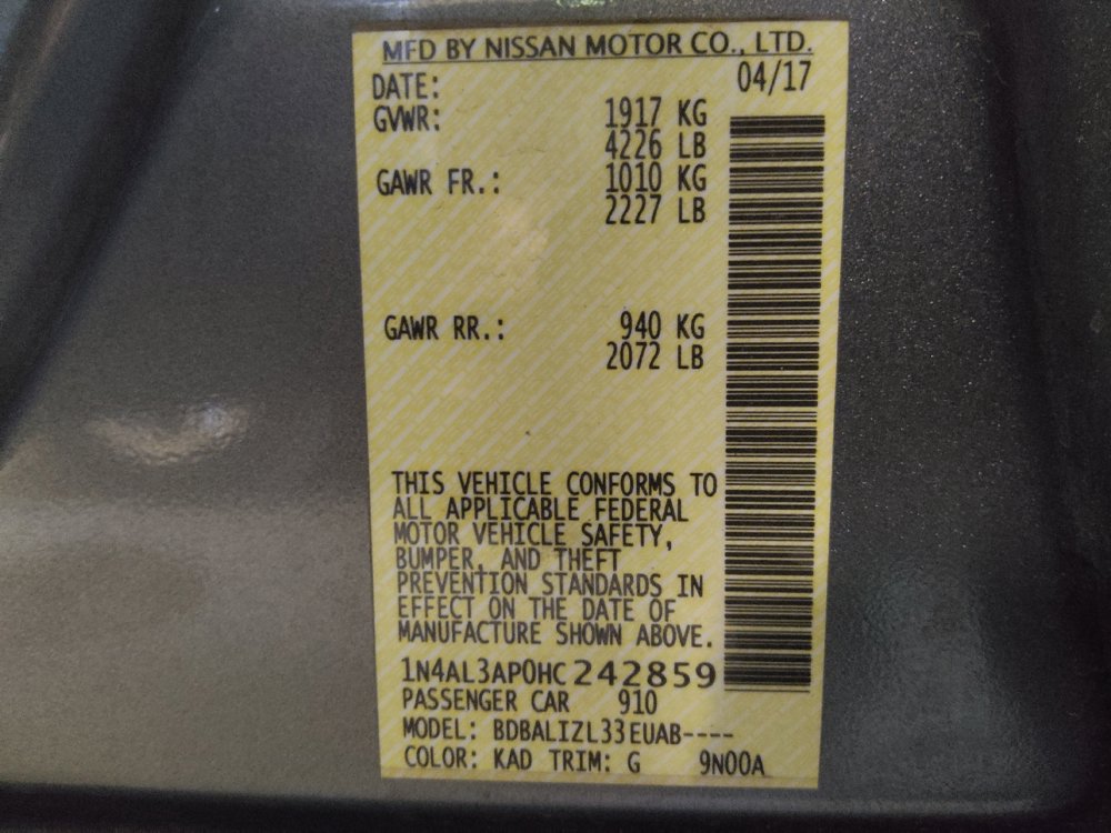 Used 2017 Nissan Altima 2.5 SV FWD image 33