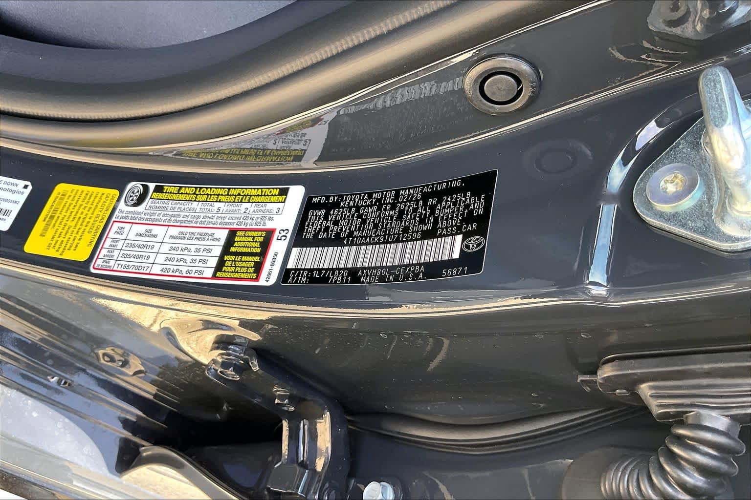 Certified 2026 Toyota Camry XSE FWD image 21