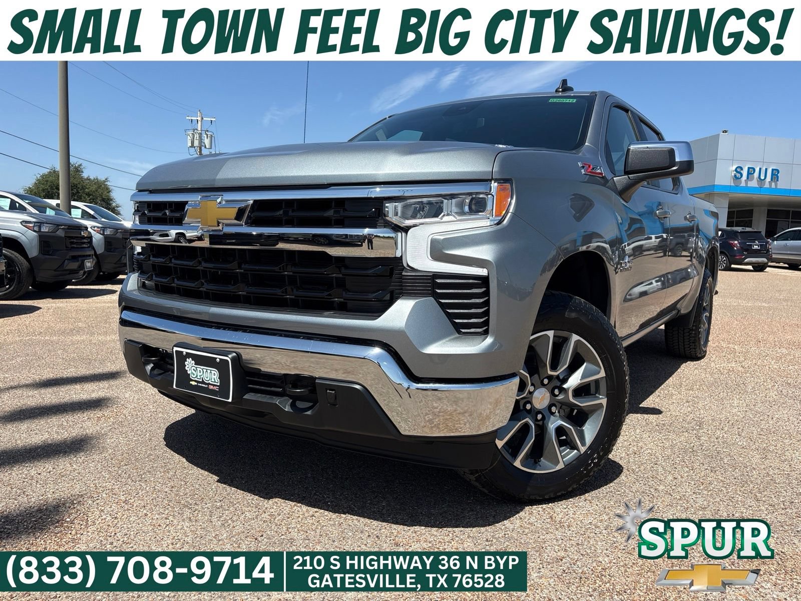 New 2026 Chevrolet Silverado 1500 LT w/ Texas Edition Plus AWD/4WD 360° Tour