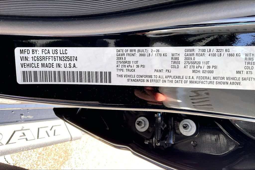 New 2026 RAM 1500 Big Horn AWD/4WD image 13