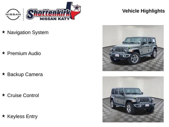 Used 2021 Jeep Wrangler Unlimited Sahara w/ Uconnect 4C Nav & Sound Group image 12