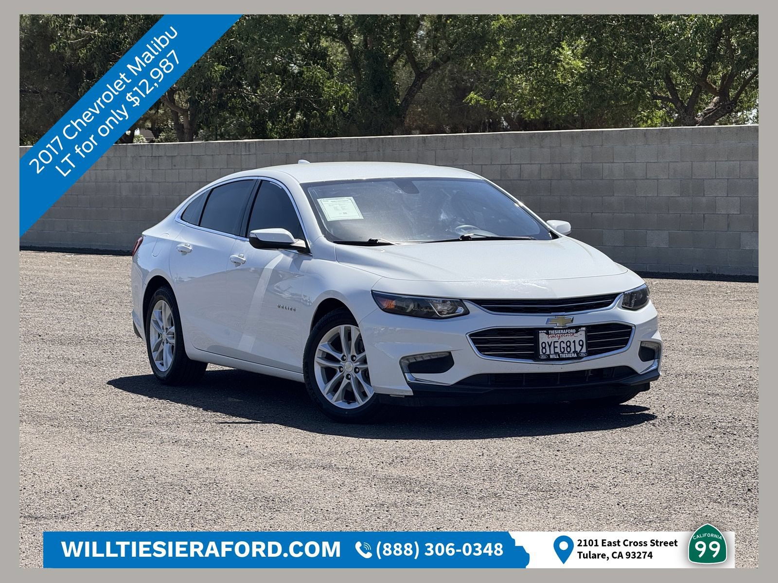 Used 2017 Chevrolet Malibu LT FWD image 1