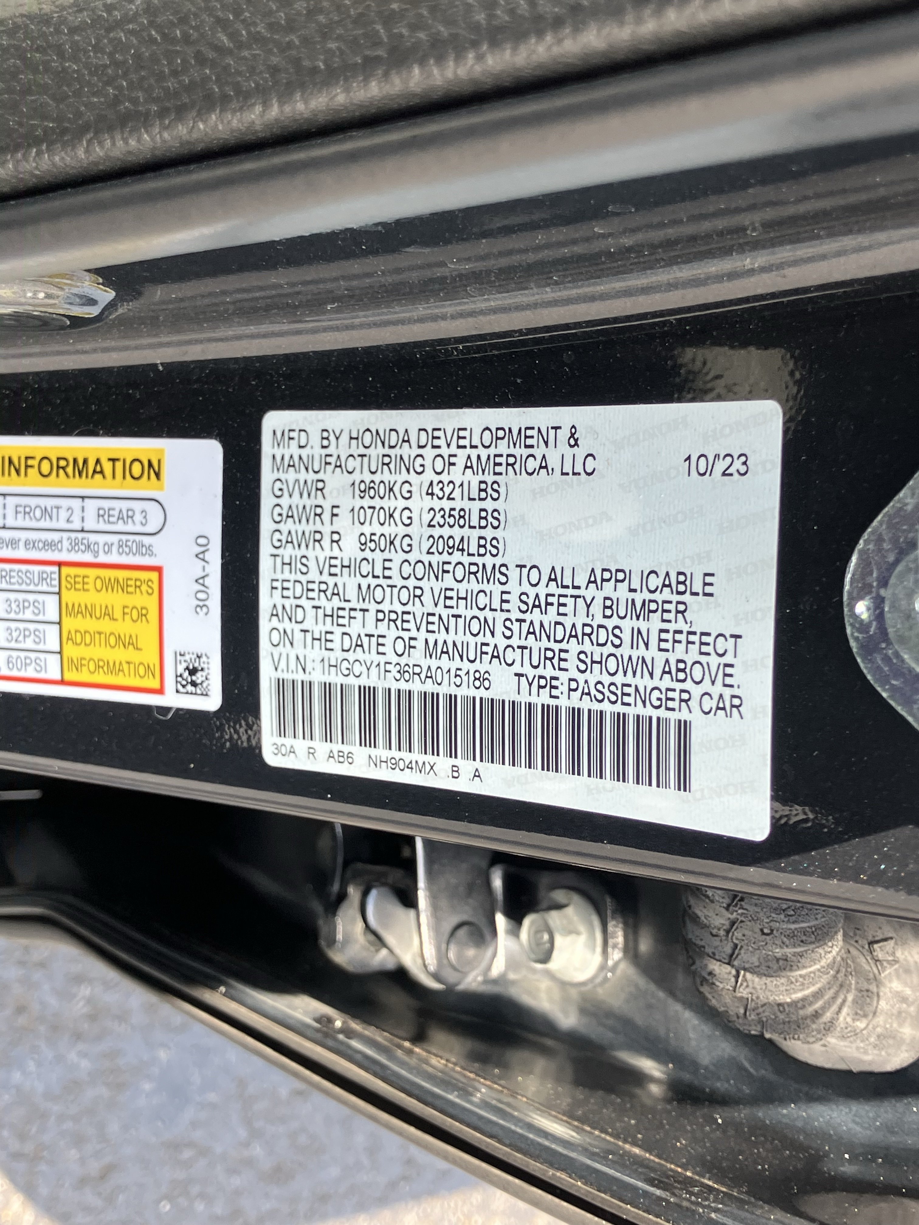 Used 2024 Honda Accord EX image 31