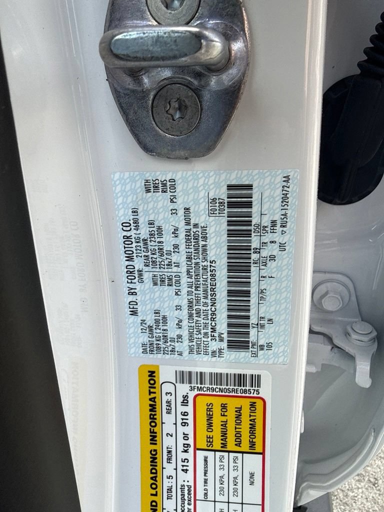Used 2025 Ford Bronco Sport Outer Banks w/ Outer Banks Tech Package+ AWD/4WD image 15