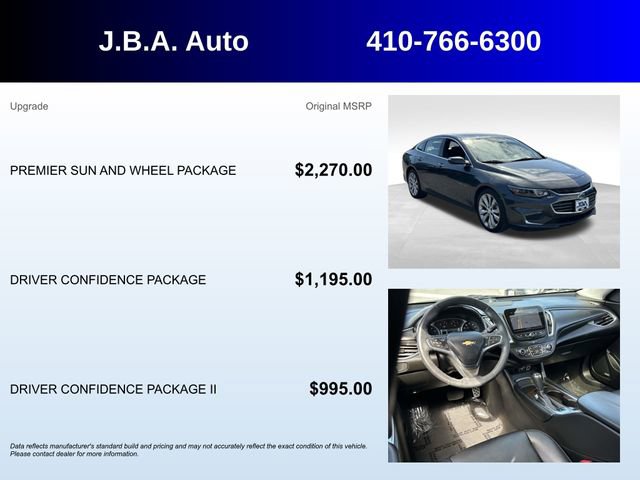 Used 2017 Chevrolet Malibu Premier w/ Premier Sun and Wheel Package image 5