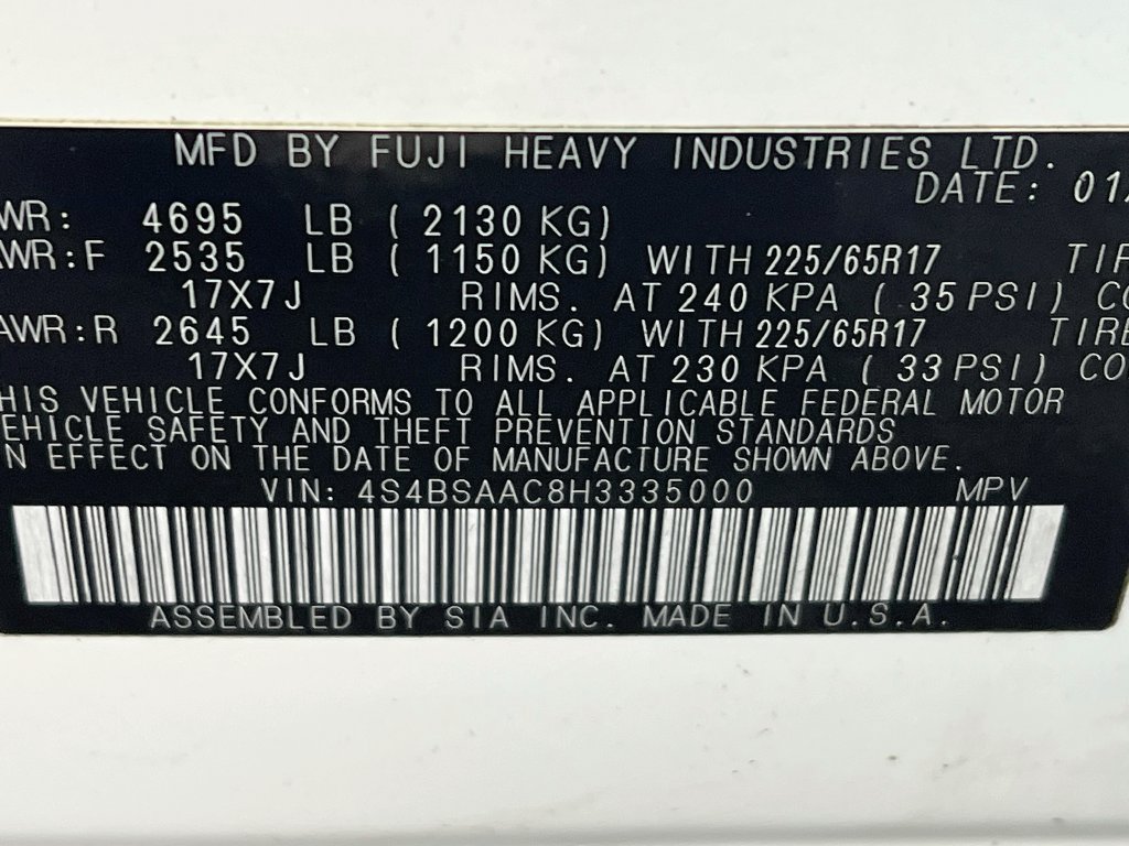 Used 2017 Subaru Outback 2.5i AWD/4WD image 28