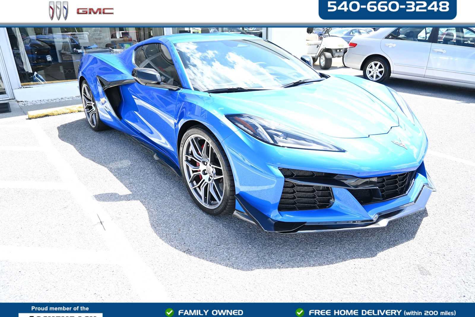 Used 2024 Chevrolet Corvette Z06 w/ Chrome Exterior Badge Package