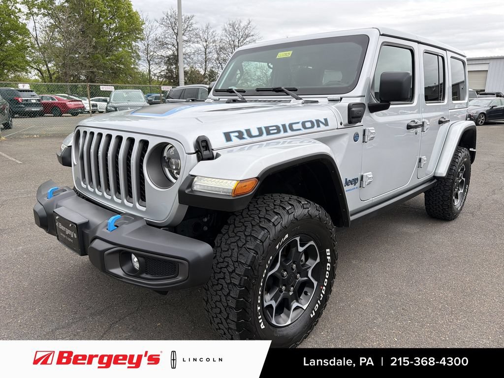 Used 2023 Jeep Wrangler Unlimited Rubicon 4xe w/ Cold Weather Group AWD/4WD image 1