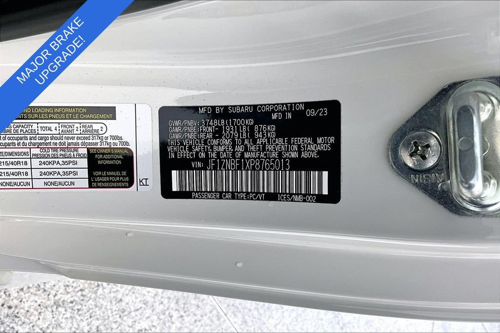 Used 2023 Toyota GR86 Premium w/ ALL Weather Mat Package (TMS) RWD image 44