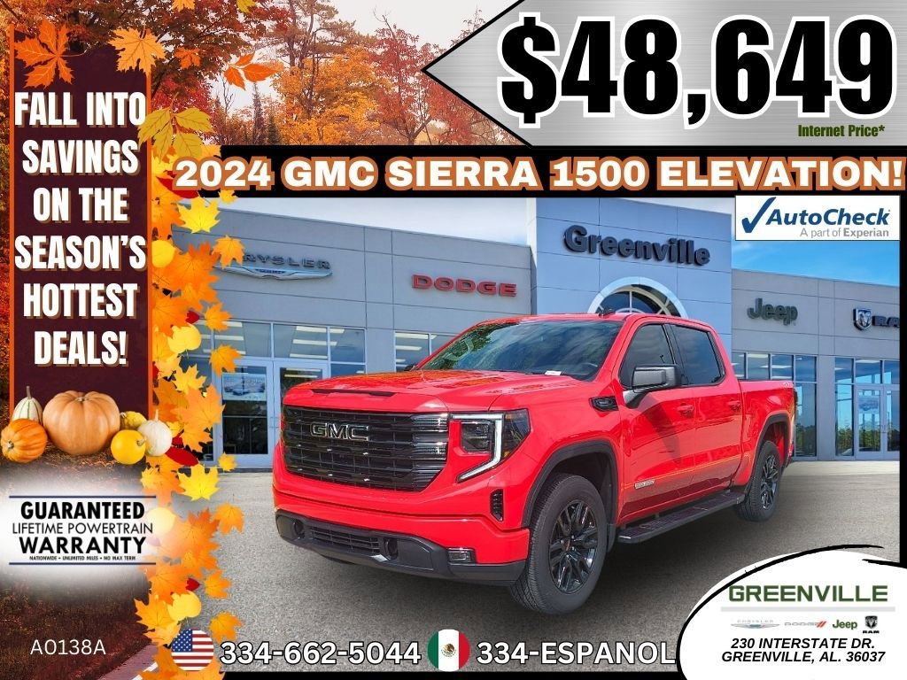 Used 2024 GMC Sierra 1500 Elevation w/ LPO, Elevation Black Package