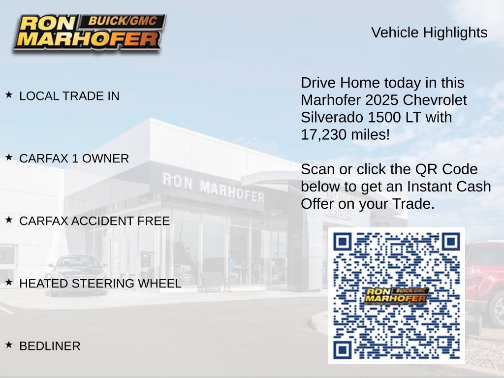 Used 2025 Chevrolet Silverado 1500 LT w/ Safety Package AWD/4WD image 15