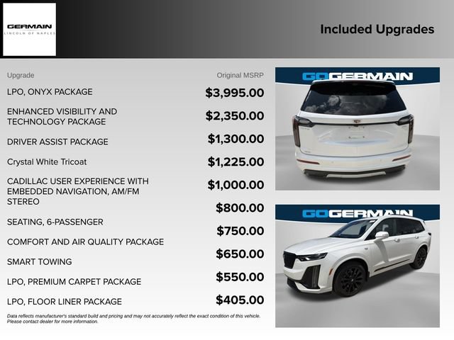 Used 2021 Cadillac XT6 Sport w/ LPO, ONYX Package AWD/4WD image 19