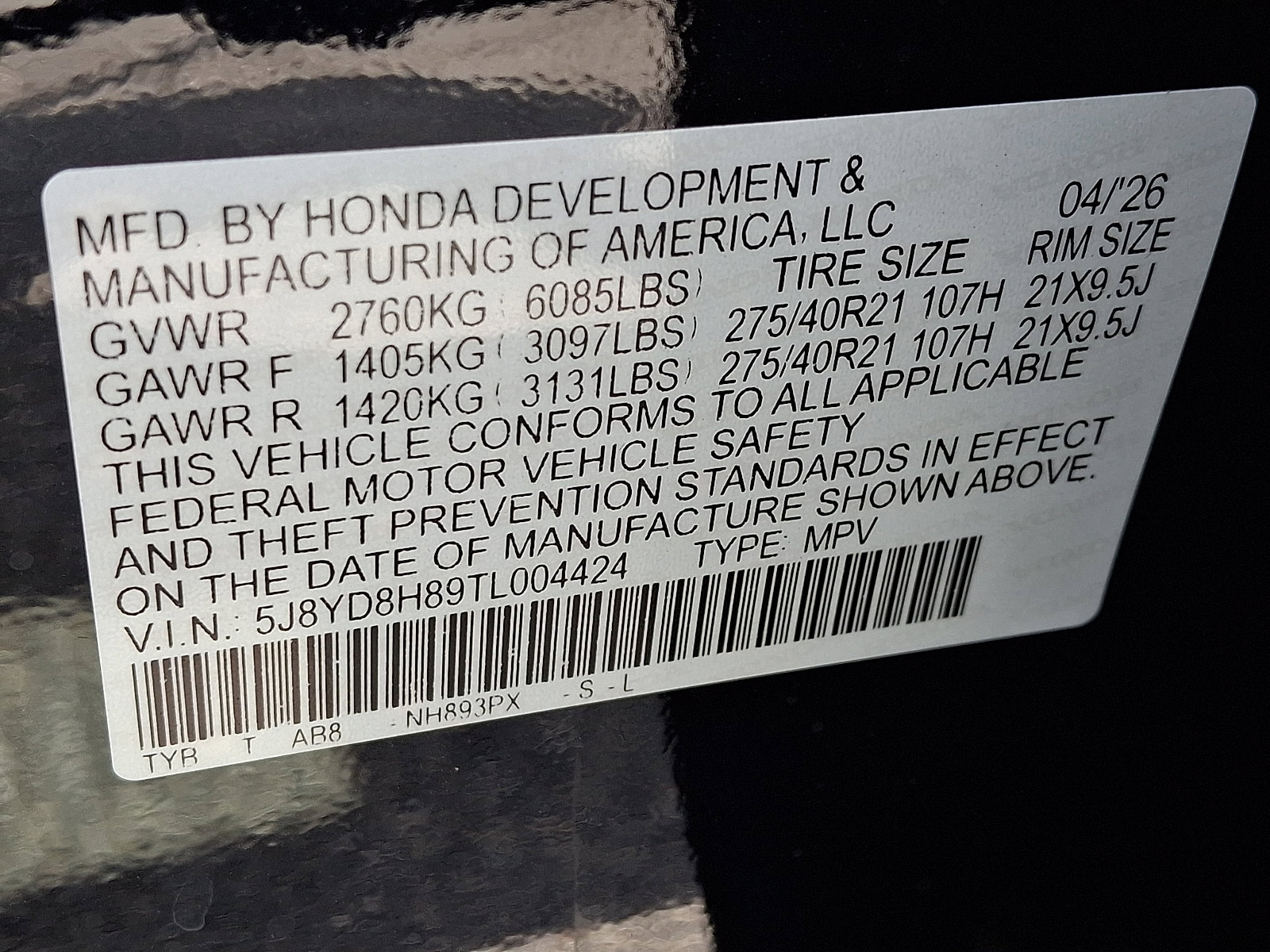 New 2026 Acura MDX Type S image 11