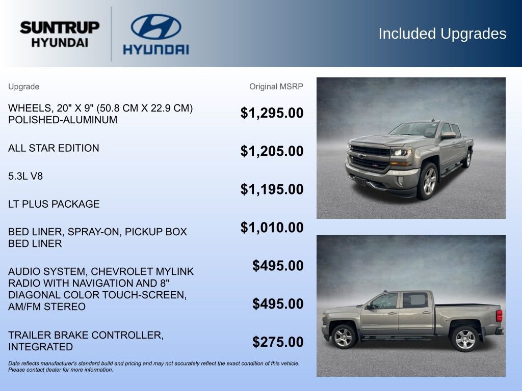 Used 2017 Chevrolet Silverado 1500 LT w/ All Star Edition image 2